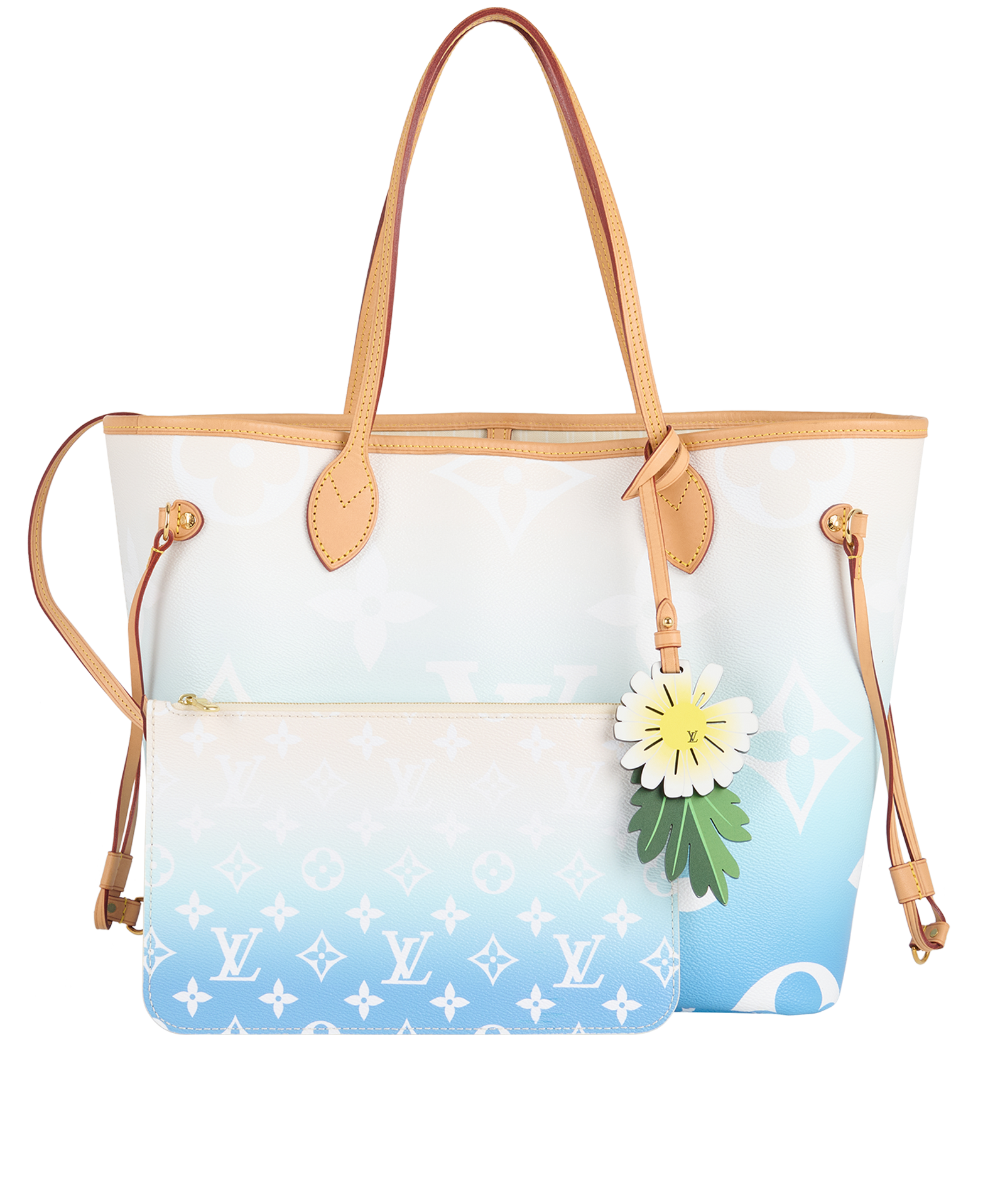Neverfull MM By The Pool, &pound;1,750, Handbags, Blue/White, Canvas, Other view